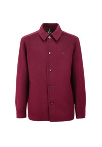 CON BOTTONI - Leichte Jacke - bordeaux screziato