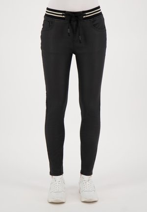 JOGG  - Leren broek - zwart
