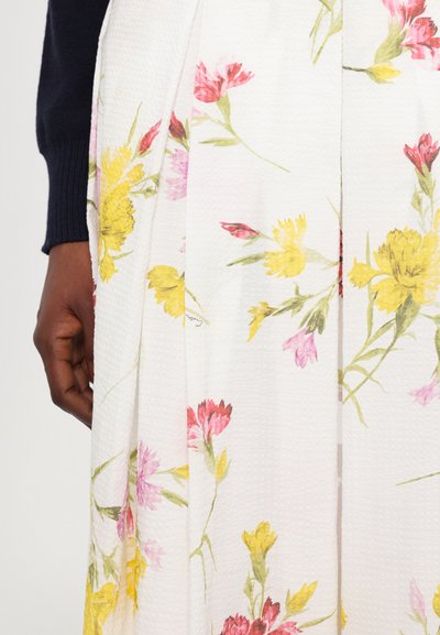 Erdem PLEATED MIDI SKIRT - Rakott szoknya - off-white