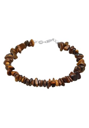 TIGER EYE BOHO - Armband - silberfarben