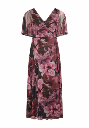 Yours Clothing, WOMEN'S MAXI DRESSES - Maksimekko - burgundy