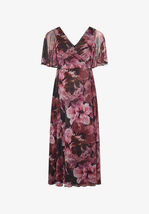 Yours Clothing, WOMEN'S MAXI DRESSES - Maxikjoler - burgundy