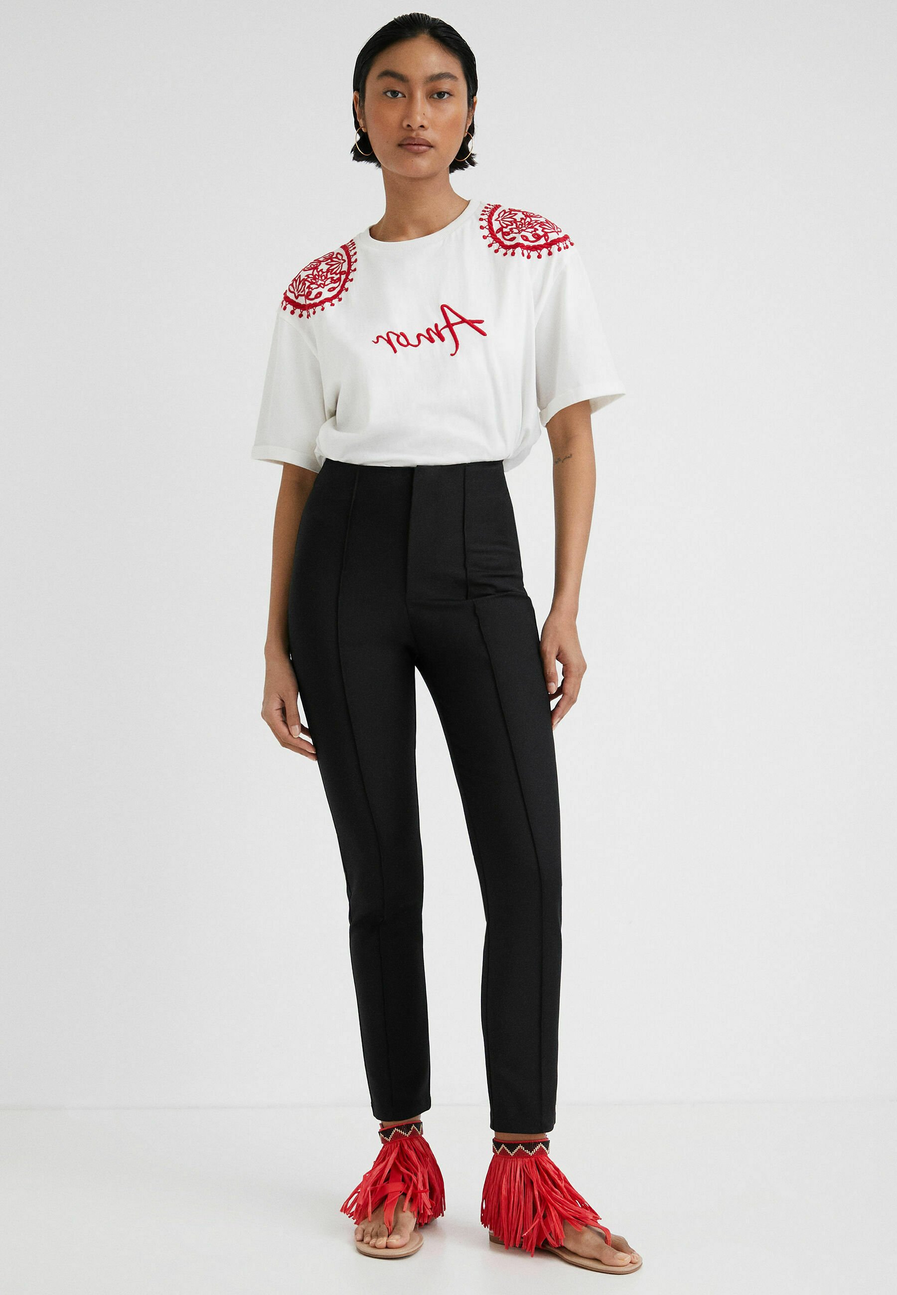 Desigual Pantaloni - black/nero - Zalando.it