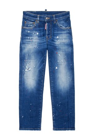 Dsquared2 UNISEX - Džínsy voľného strihu - blue denim