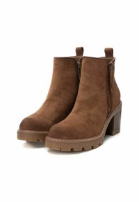 Refresh Stivaletti con plateau - camel