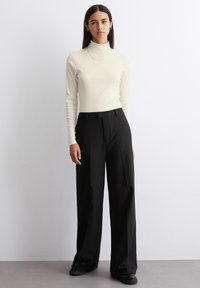 Marc O'Polo DENIM TURTLENECK - Langarmshirt - chalky sand
