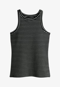 Valitud, white black stripe charcoal light grey