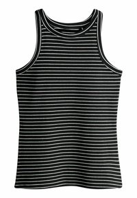 REGULAR FIT - 5 PACK  - Aluspaita - white black stripe charcoal light grey