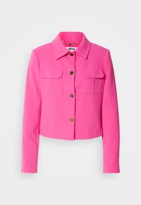 CROPPED 2 POCKET JACKET  - Casaco de verão - vivid pink