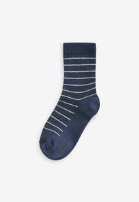 Next 5 PACK - REGULAR FIT - Strømper - navy blue grey neutral stripe