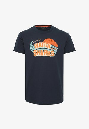 INDICODE JEANS, IDDaniel - T-shirt imprimé - navy