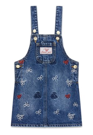 Jeanskleid - mehrfarbig grundton blau