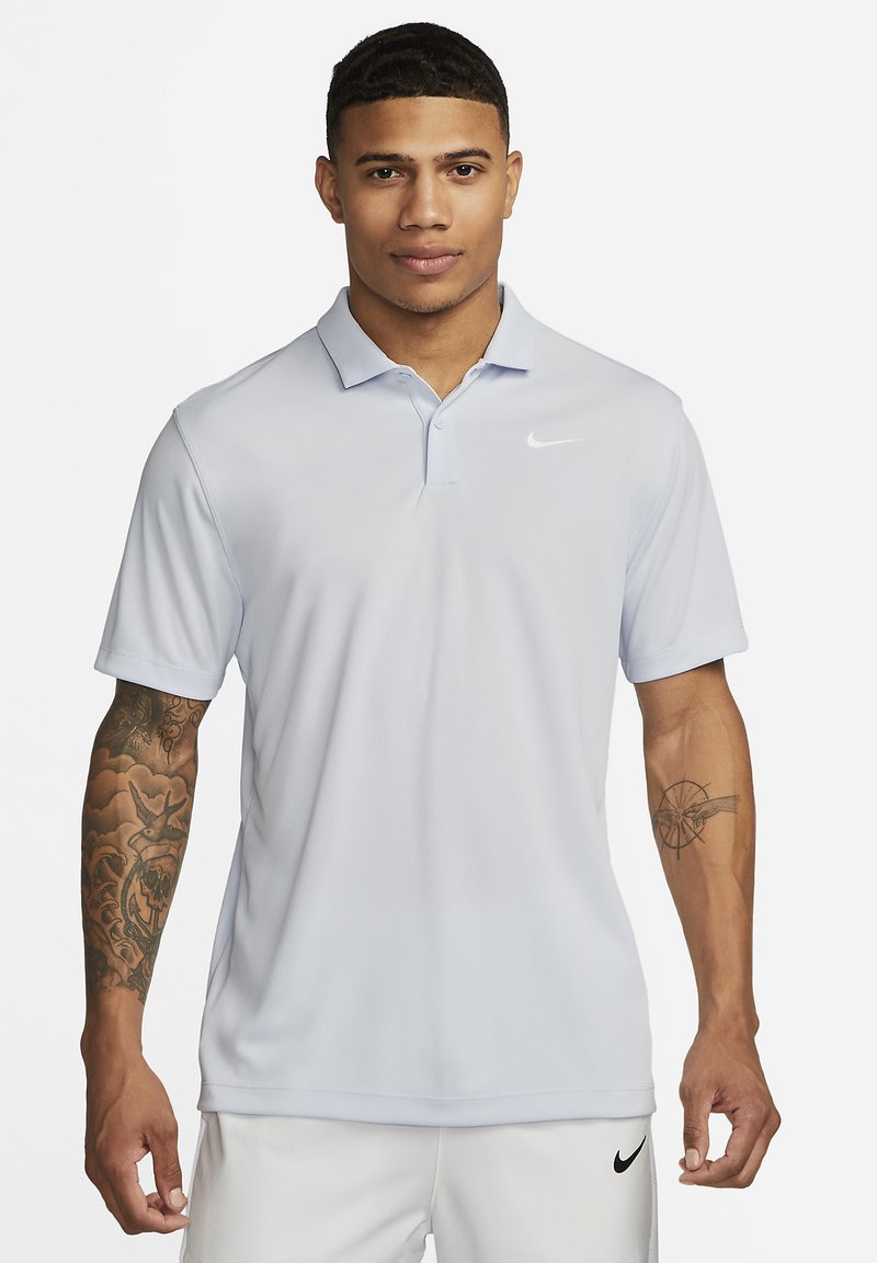 Nike Performance M CT DF SOLID Polo shirt football grey white/grey