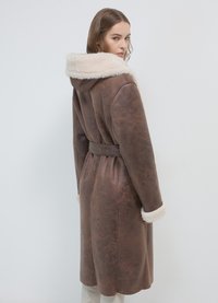 Calliope LUNGO - Wintermantel - marrone scuro