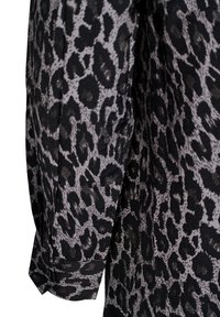 Zizzi Skjortebluser - dark grey leo