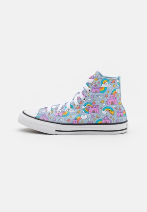 CHUCK TAYLOR ALL STAR RAINBOW CASTLES - Zapatillas altas - light armory blue/beyond pink