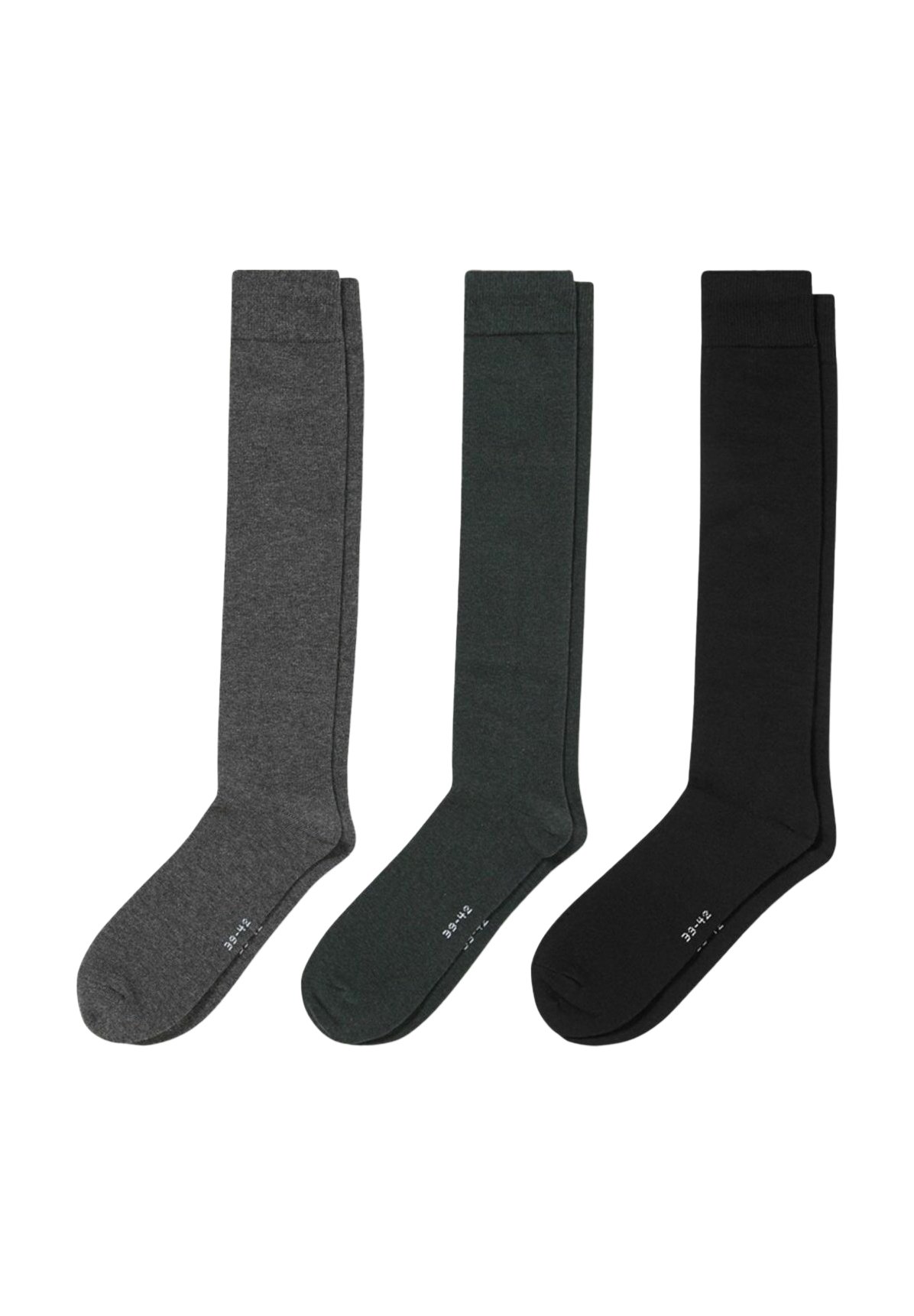 Yilanmy 12er-Pack Damen Kniestrümpfe - 15 DEN Nylon Strümpfe Schwarz & Hautfarben