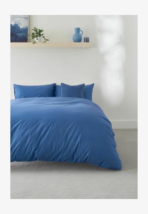 Next, EASY CARE POLY DUVET COVER AND PILLOWCASE SET UNISEX - Bettwäsche - blue