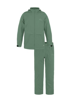 SET - Regenjacke / wasserabweisende Jacke - dunkelgrün