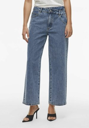 Vaqueros a campana - medium blue denim