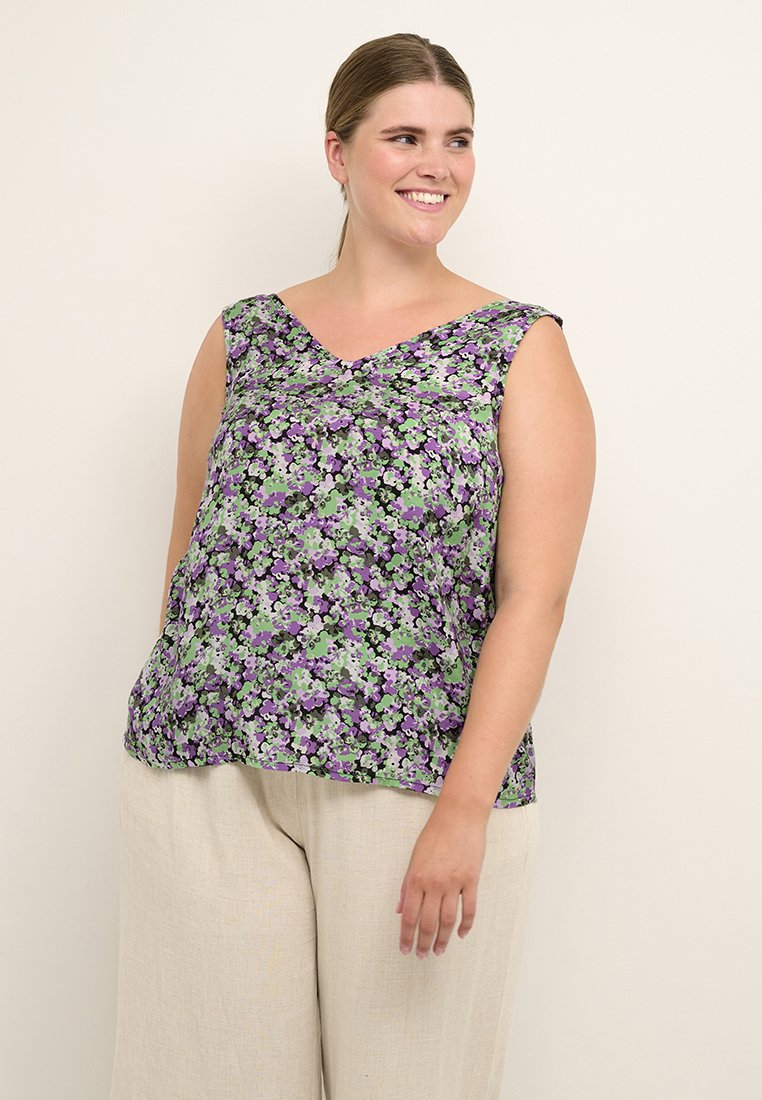Kaffe Curve Top meerkleurig