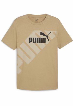 Puma POWER GRAPHIC - T-Shirt print - prairie tan