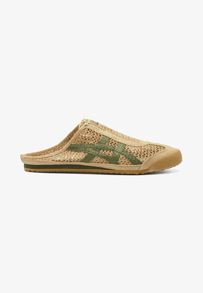 Onitsuka Tiger MEXICO 66 SABOT - Pantolette flach - beige green