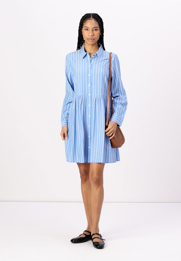 STRIPED MINI DRESS - Shirt dress4