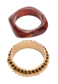 SET OF 2 MATCHING  - Náramok - gold-coloured