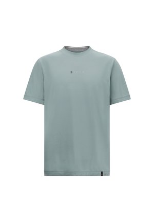 Boggi Milano BOGGI MILANO S.CAFÈ® HIGH-PERFORMANCE PIQUÉ T-SHIRT S.CAFÈ® HIGH-PERFORMANCE PIQUÉ T-SHIRT - Print T-shirt - light green