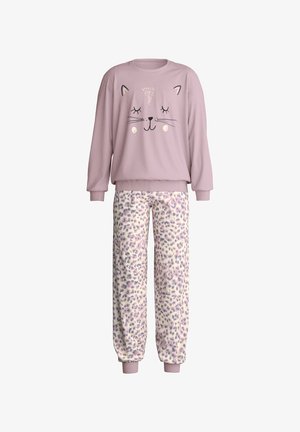 Calida, CAT BÜNDCHEN-PYJAMA SET - Nachtwäsche Set - dawn pink