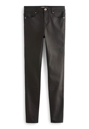 COATED  - Skinny-Farkut - black