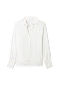CON COLLETTO E SCOLLO A V - Camicia - bianco lana