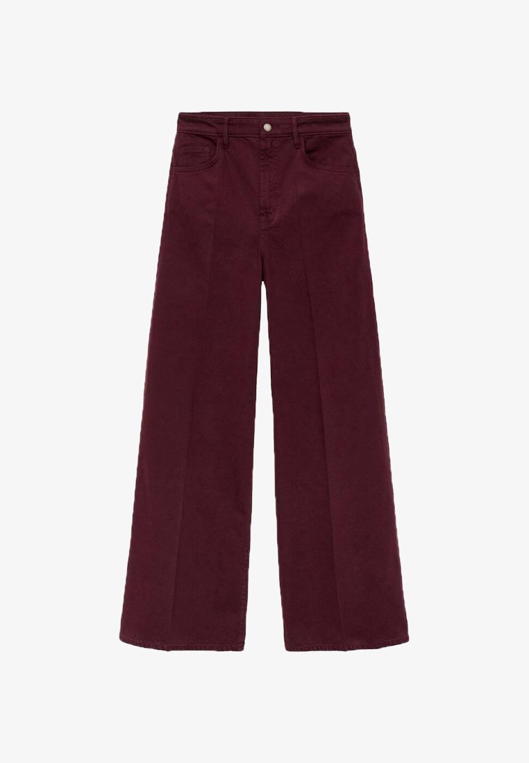 Mango Pernera ancha bordeaux/burdeos