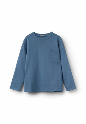 Langarmshirt - blau azzurro avio