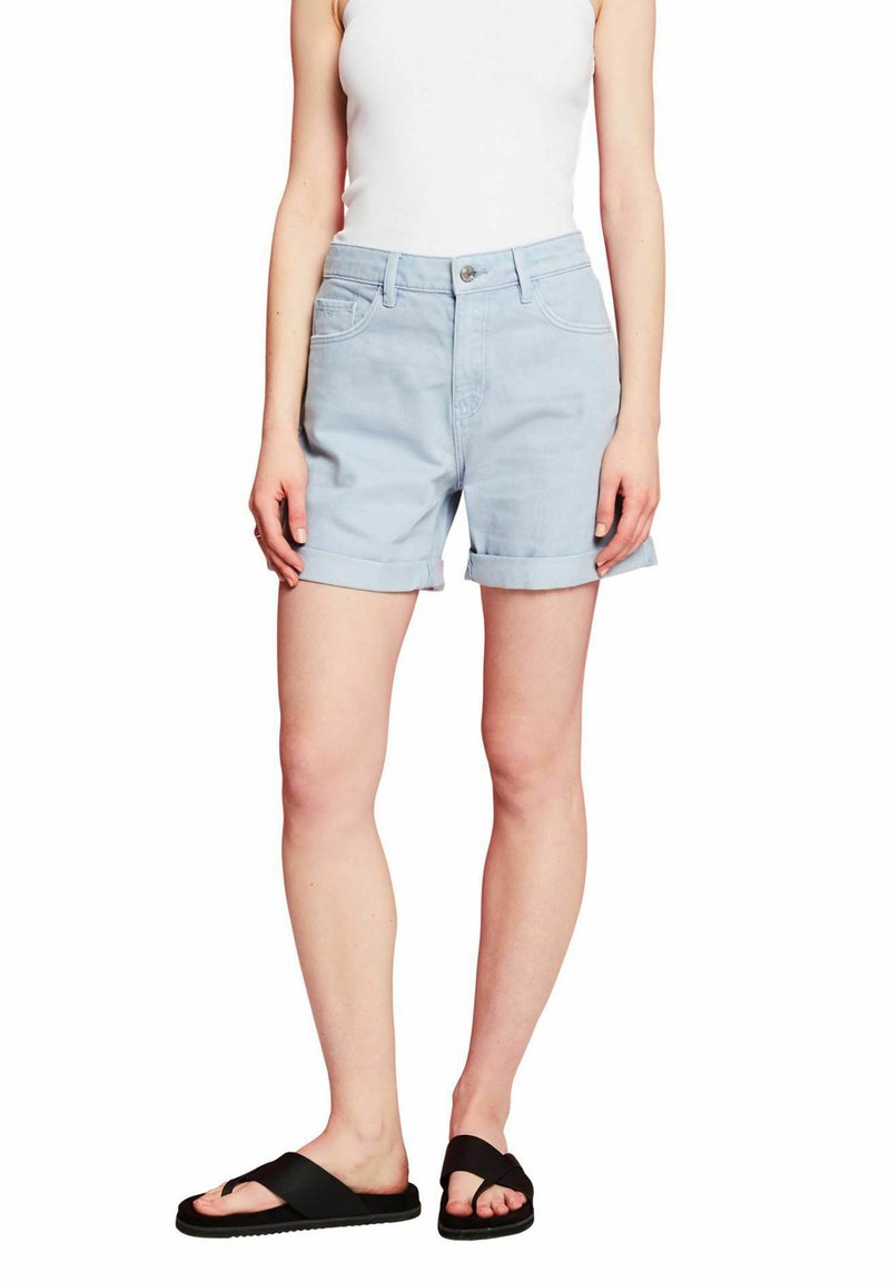 Esprit Jeans Shorts light blue lavender/fliedermeliert Zalando.de