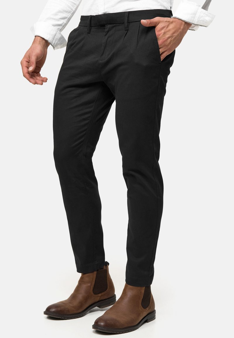 Herren Chinos | INDICODE JEANS IGNAZO Chino black/schwarz - BE76648 Herren Chinos | INDICODE JEANS IGNAZO Chino black/schwarz - BE76648
