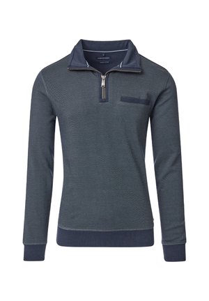 BASIC TROYER - Felpa - blau   olive