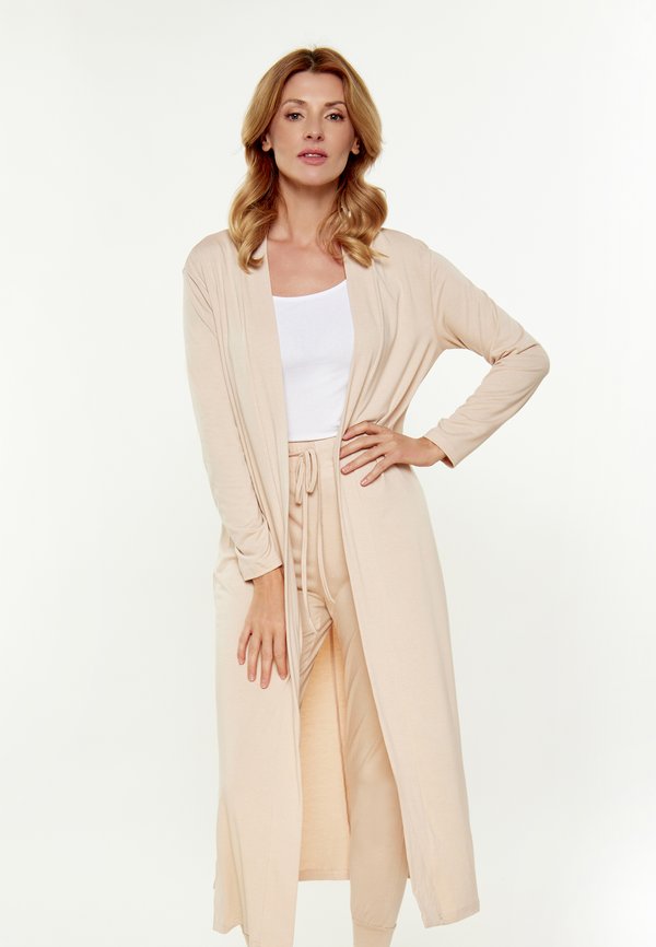 Strickjacke - beige
