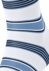 FALKE MARINA STRIPE - Socken - white