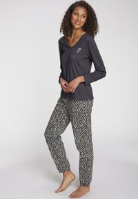 Vivance Langarmshirt - schwarz