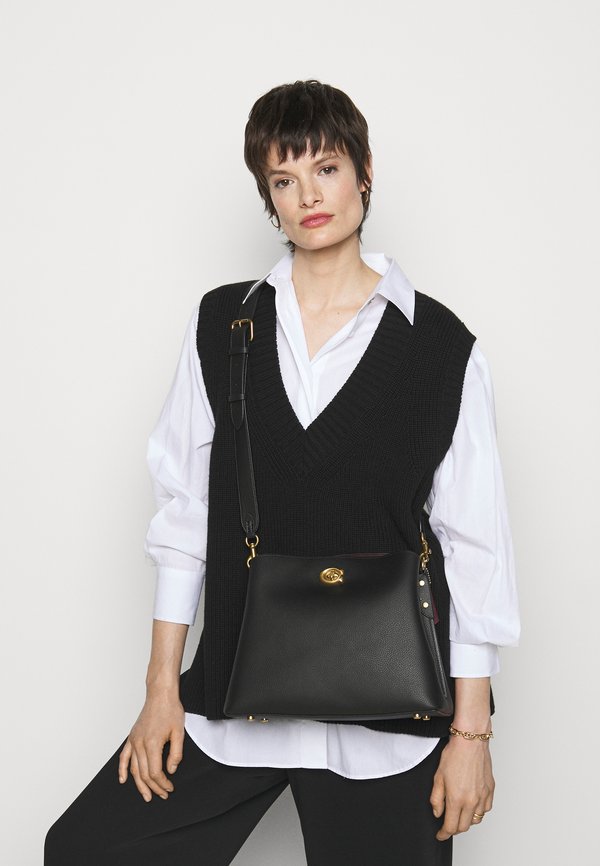 POLISHED PEBBLE WILLOW SHOULDER BAG - Handbag