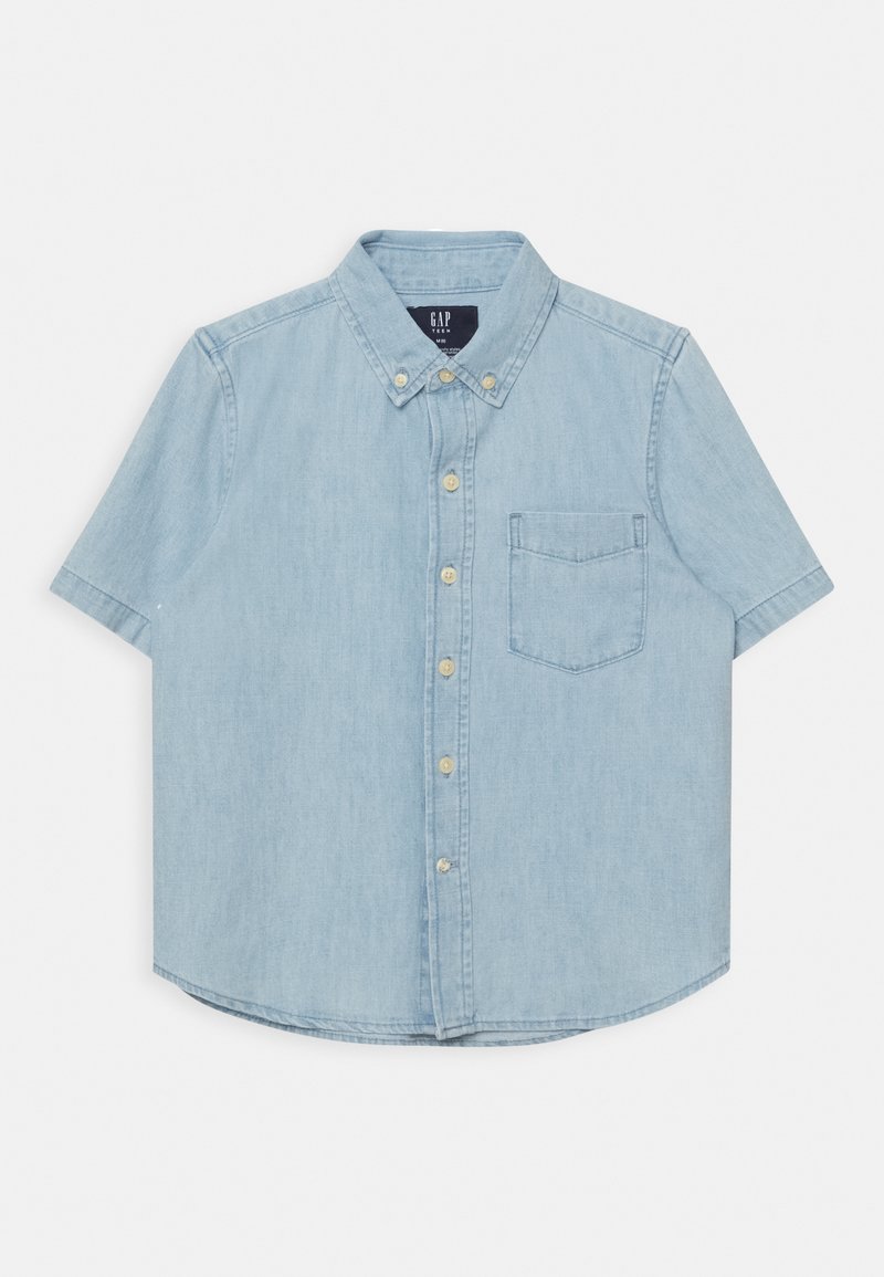 GAP INDIGO BOY - Camisa - extreme bleach wash