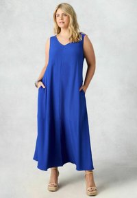 Live Unlimited London V-NECK - Maxiklänning - blue