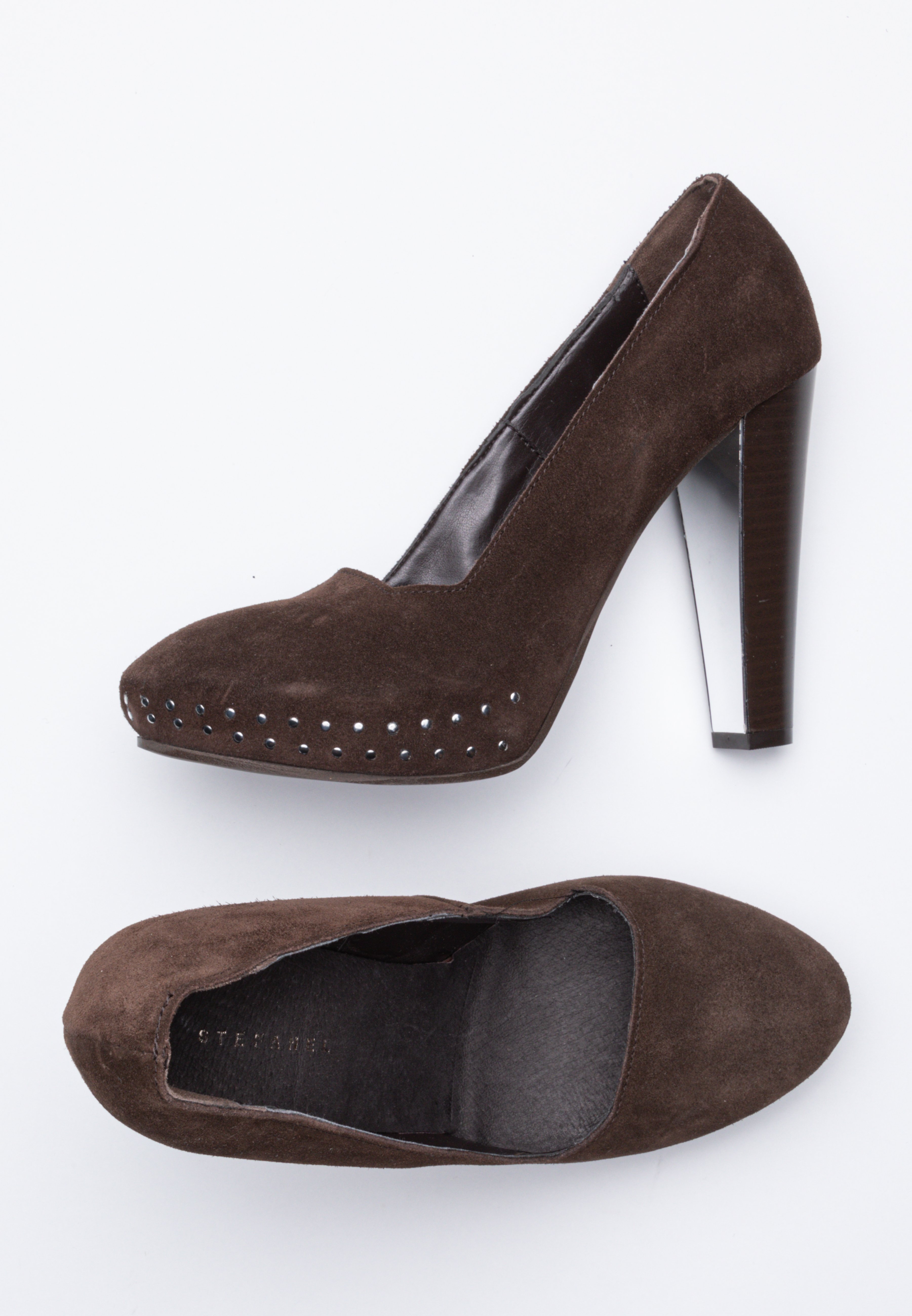 Bruine sandalen met hoge hak - Damesschoenen – SACHA