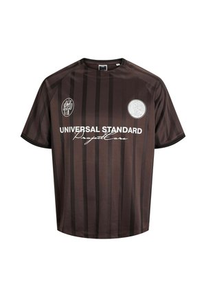 Jack & Jones, Plus Size - T-Shirt print - seal brown