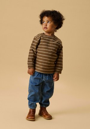 Lil' Atelier, JEANS BAGGY FIT UNISEX - Jean boyfriend - dark blue denim