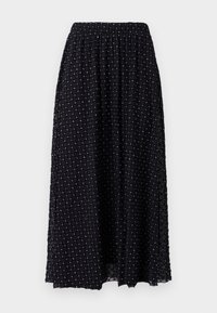 ONLLUNE SKIRT - A-vonalú szoknya - black/silver coloured