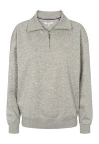 KATIE HALF-ZIP - Pusa - greymelange