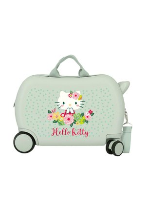 Hello Kitty, HELLO KITTY SANRIO FLORAL  SUITCASE 31CM - Trolley - green